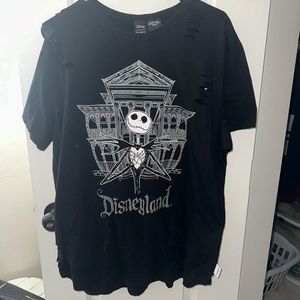 Disney Parks Jack skellington distressed Tee